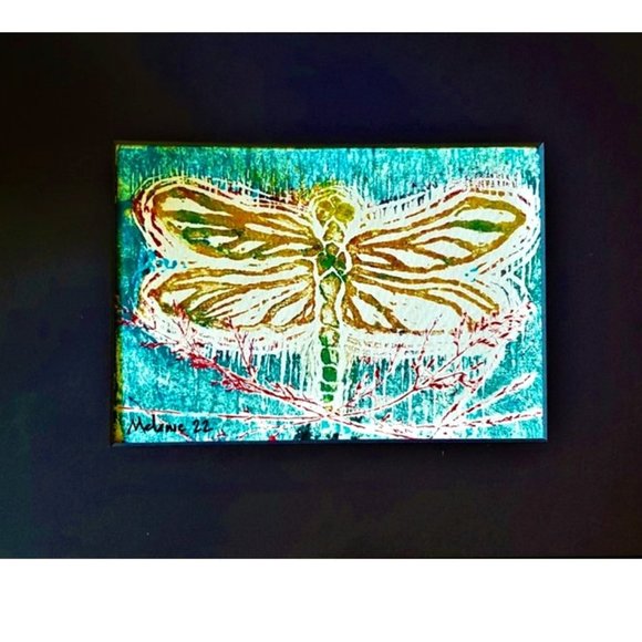 Dragonfly Monoprint - Picture 5 of 5